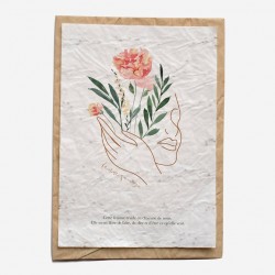 CARTE À PLANTER - FEMME SAUVAGE