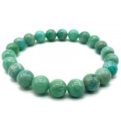BRACELET AMAZONITE - PERLES 8MM