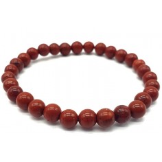 BRACELET JASPE ROUGE 6MM