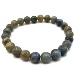 BRACELET LABRADORITE 8MM