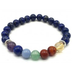 BRACELET LAPIS LAZULI 7 CHAKRAS