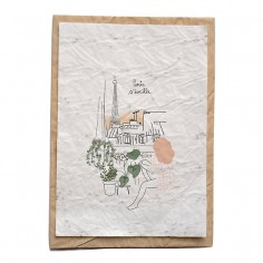 CARTE A PLANTER - PARIS S'EVEILLE