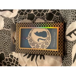 MARQUE-PAGES METAL DECOUPE - CHAT LUNE MARQUE-PAGES METAL DECOUPE - CHAT LUNE